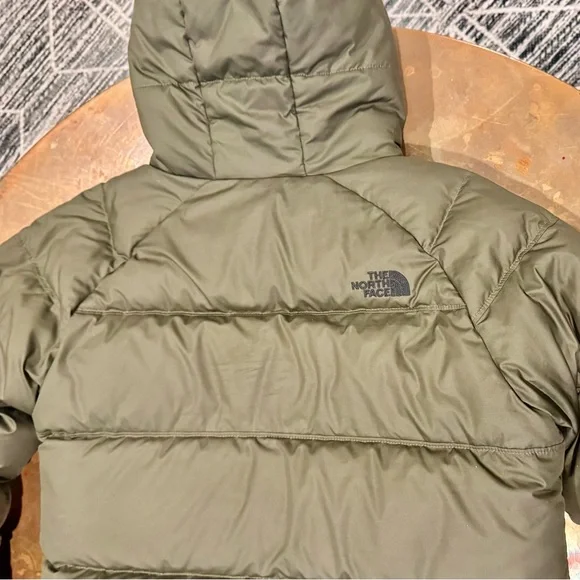 The North Face Olive Hooded Puffer Vest - Picture 4 of 7